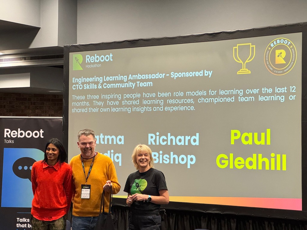 Winning the Engineering Learning Ambassador award